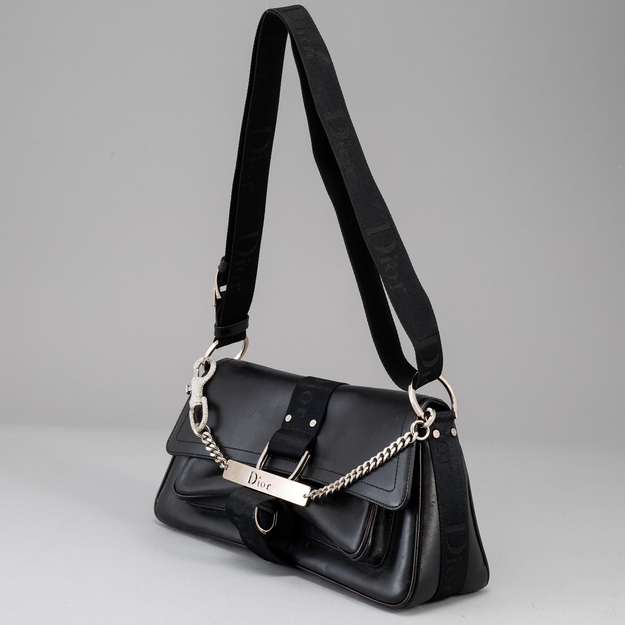 CHRISTIAN DIOR, a nylon handbag.