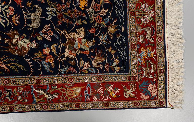 MATTA, troligen Ghom, figural, sent 1900-tal, ca 202 x 139 cm.