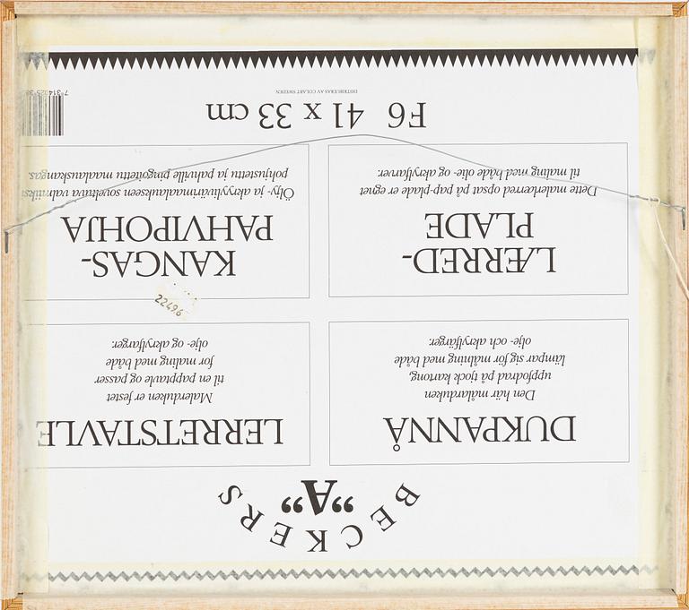 Lars Lerin, From Lofoten.