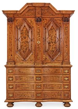 A Swedish late Baroque 18th century cupboard.