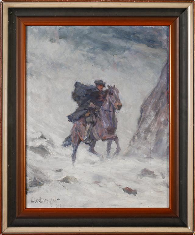 ALEXANDER LANGLET, olja på duk, signerad och daterad -41.