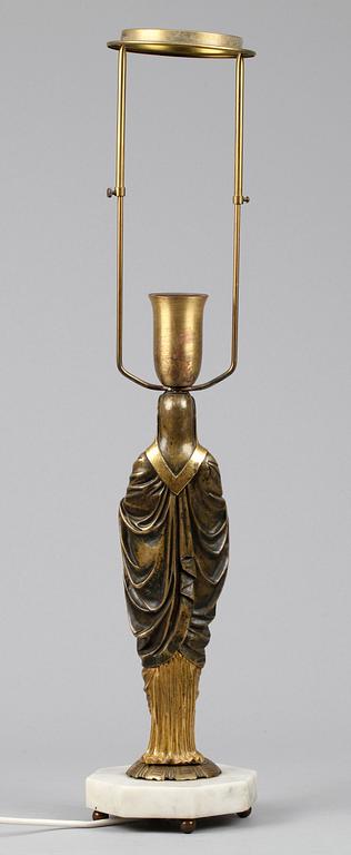 BORDSLAMPA, empirestil, 1900-tal.