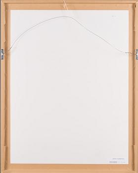 Juho Karjalainen, etsning, 2 st, signerade.