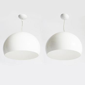 Ferruccio Laviani, a pair of pendant lamps, Kartell, 21st century.