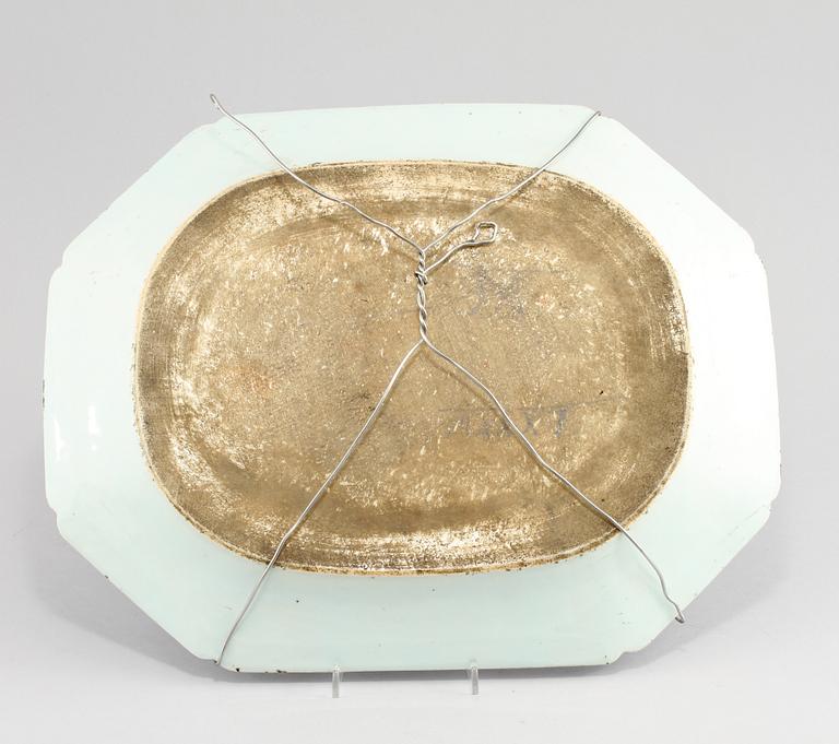 STEKFAT, porslin, Kina, 1700-tal.