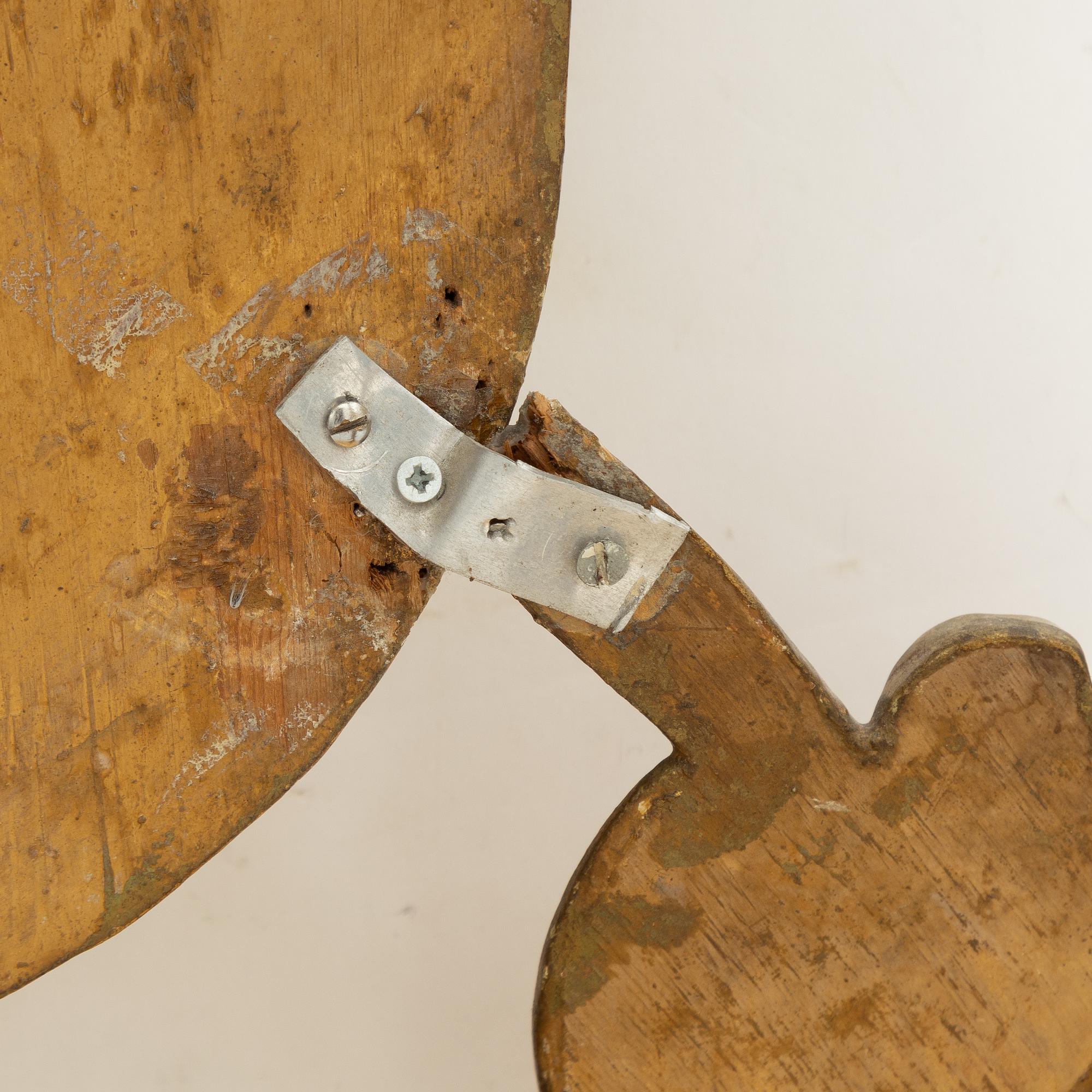 Mirror with console table, mid-19th century, 
Late Empire.