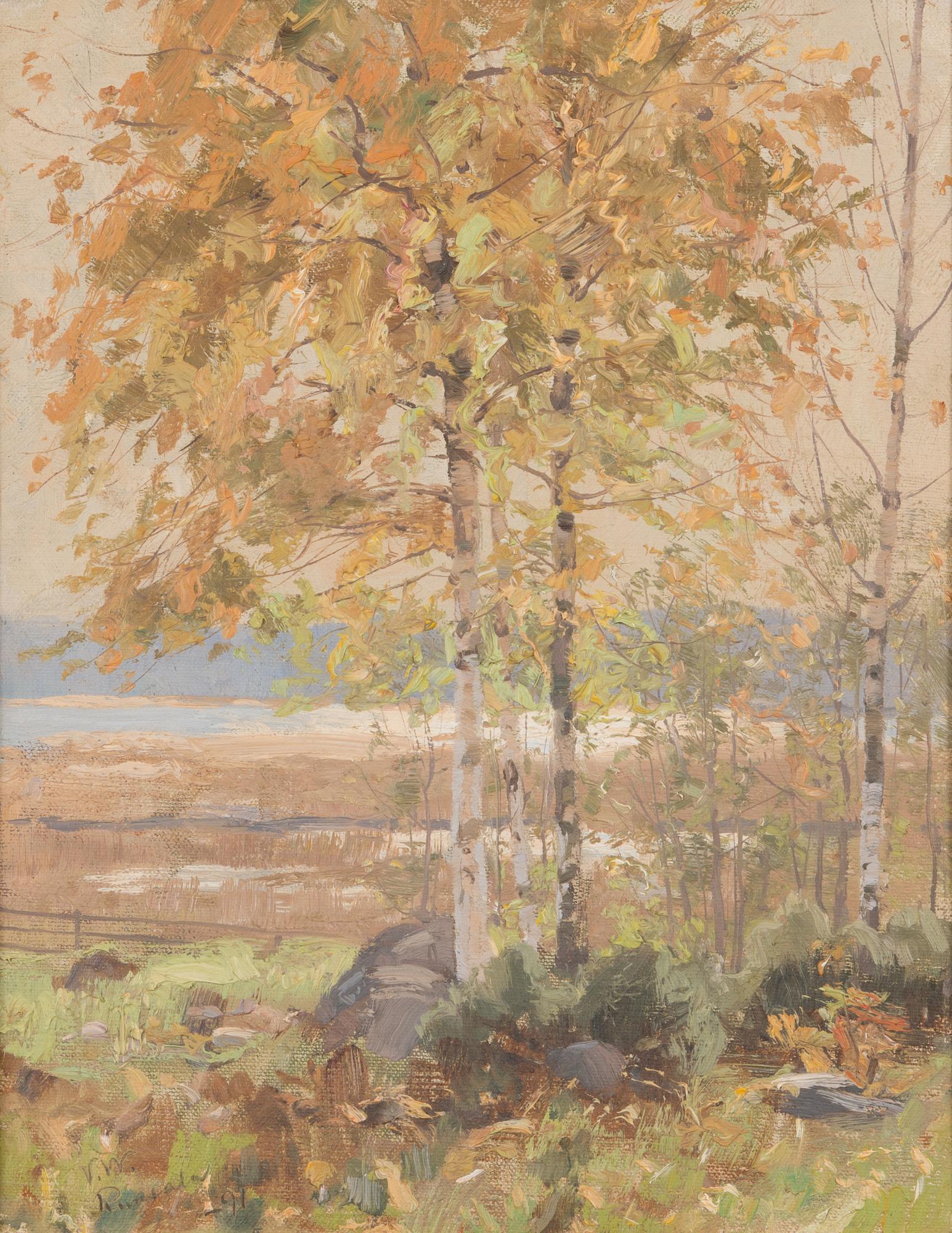 Victor Westerholm, Autumn landscape from Runsala.