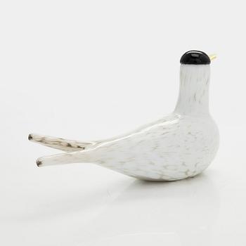 Oiva Toikka, årsfågel "Arctic tern", signerad O. Toikka Nuutajärvi 2000.