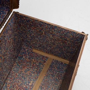 A Swedish baroque chest, circa 1700.