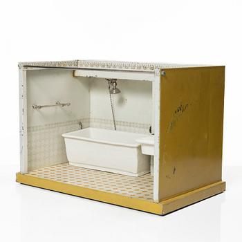 Märklin, Bathroom interiors 2 pcs. Early 20th century.