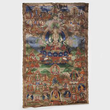 A Thangka, Tibet, 20th century.