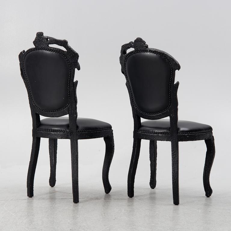 Maarten Baas, ten 'Smoke Dining Chair, Moooi, Netherlands, after 2002.