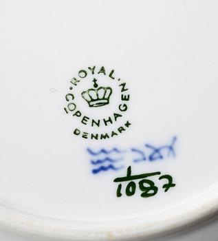 SERVISDELAR, 5 delar, porslin, Musselmalet, Royal Copenhagen, Danmark.