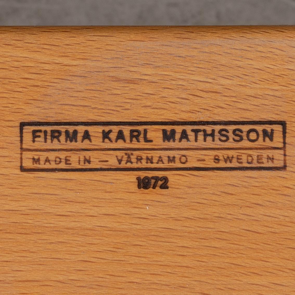 Bruno Mathsson, soffa, "Eva", Firma Karl Mathsson.