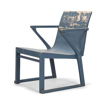 Alvar Aalto, nojatuoli, malli 1b "Aula-tuoli" O.Y. Huonekalu- ja Rakennustyötehdas A.B 1930-luku.