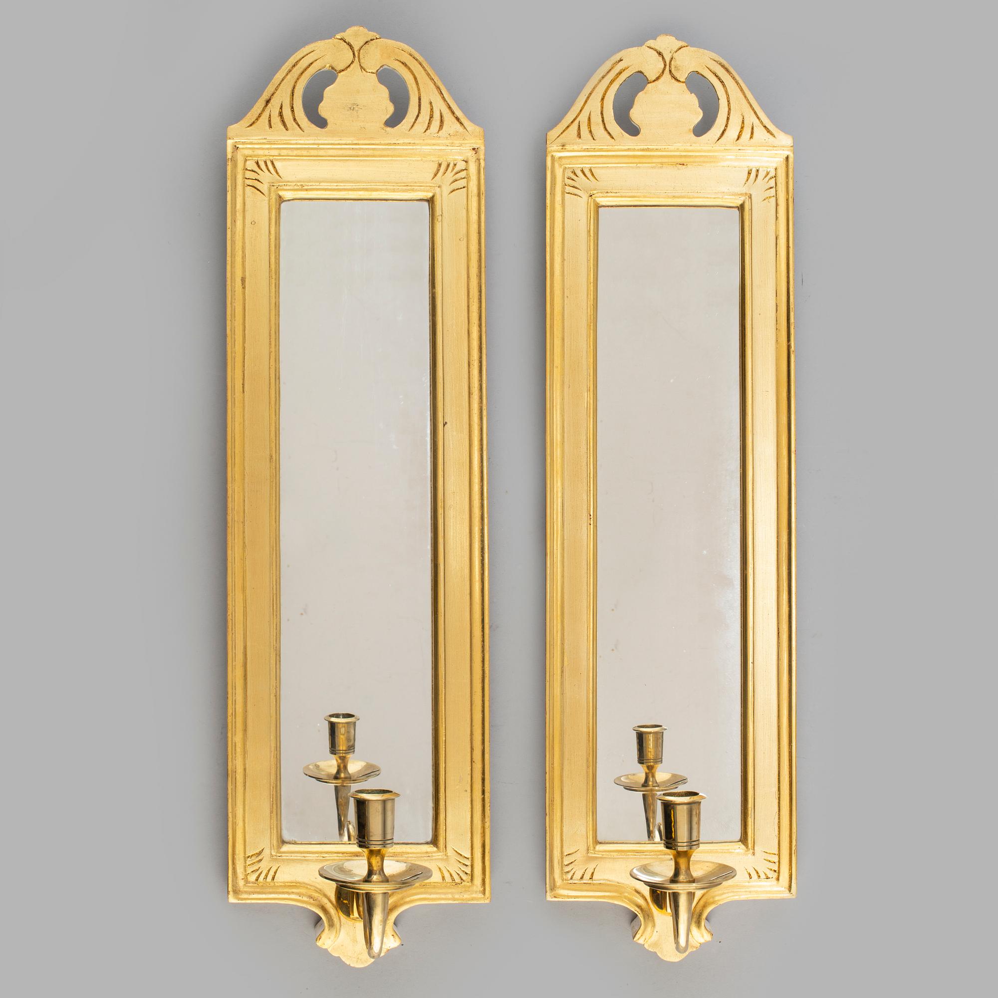 LAMPETTER, ett par, "Regnaholm", Ikea, ur Ikeas 1700-talsserie, 1990-tal.