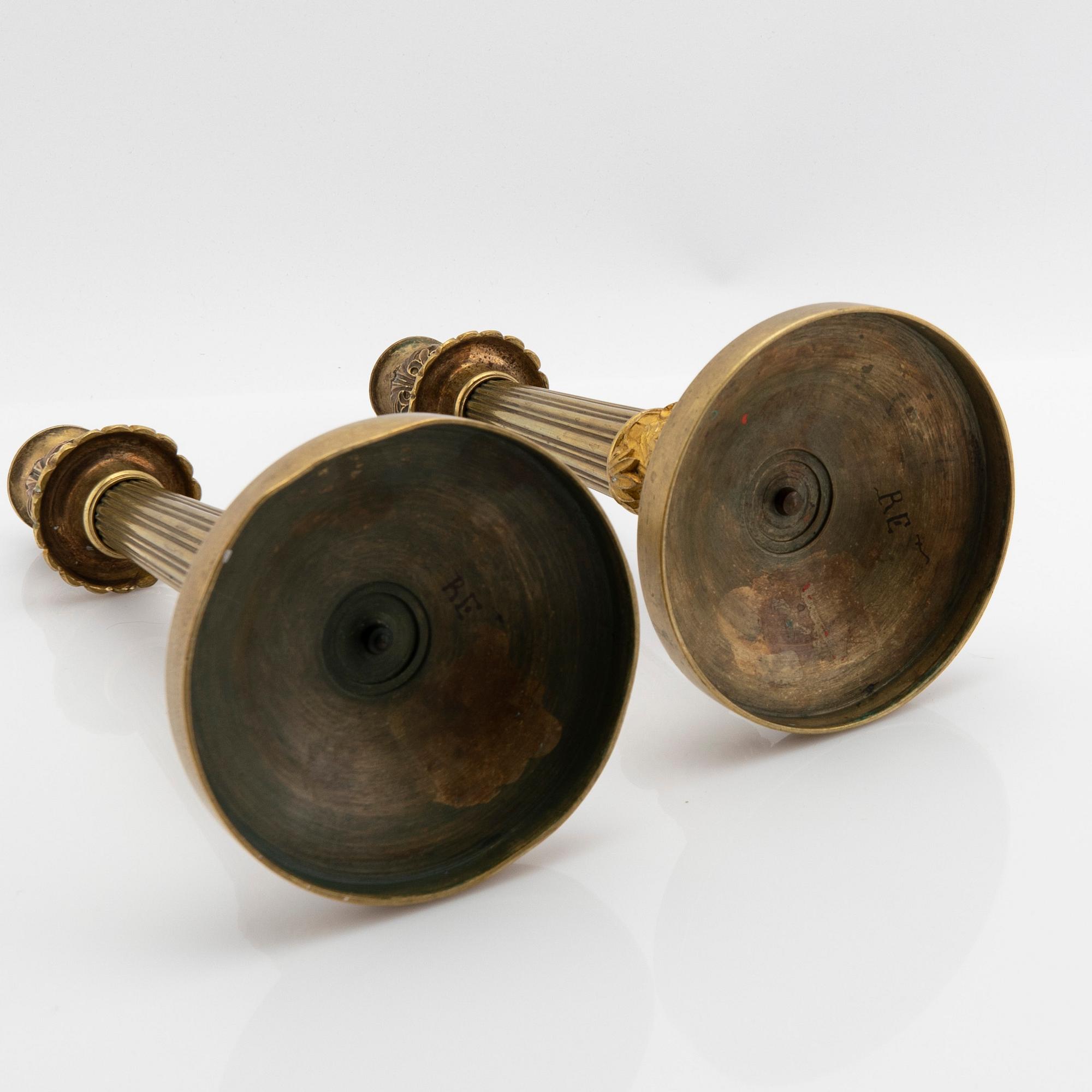 Candelabra a pair, France first part of the 19th century, Empire.