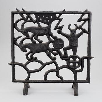 Olle Hermansson, Fire fender, cast iron, Huskvarna.