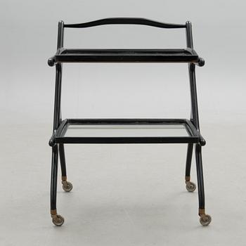 A serving trolley, 'Milano', Keravan puusepäntehdas, Stockmann, Finland. 1950s-1960s.