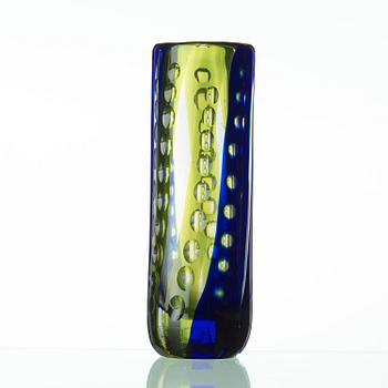 A unique Vicke Lindstrand glass vase, Kosta 1950-70's.