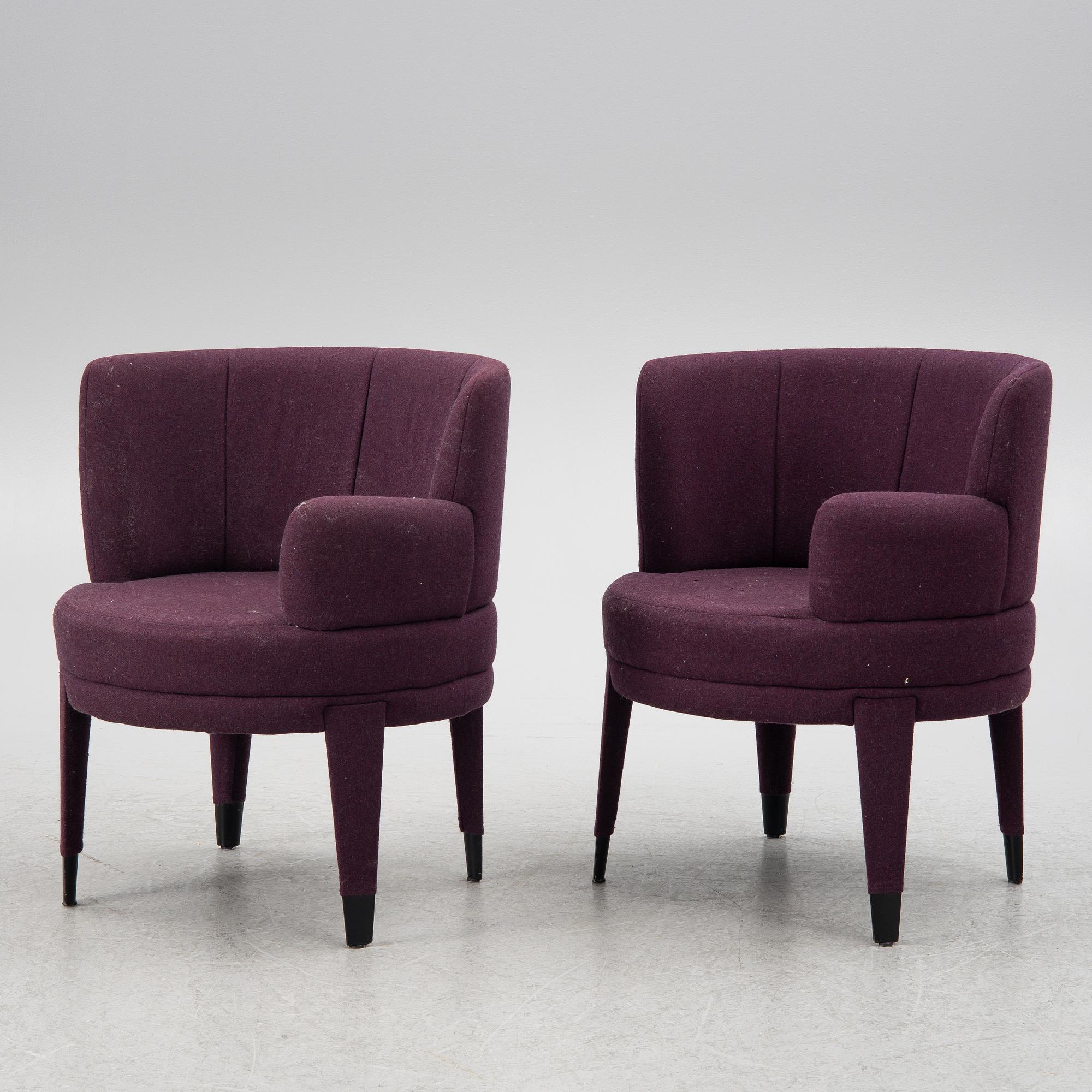 Fåtöljer, ett par, 2000-tal,.