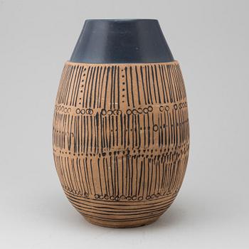 A floor vase by Lisa Larson, Gustavsberg. Designed in 1959.