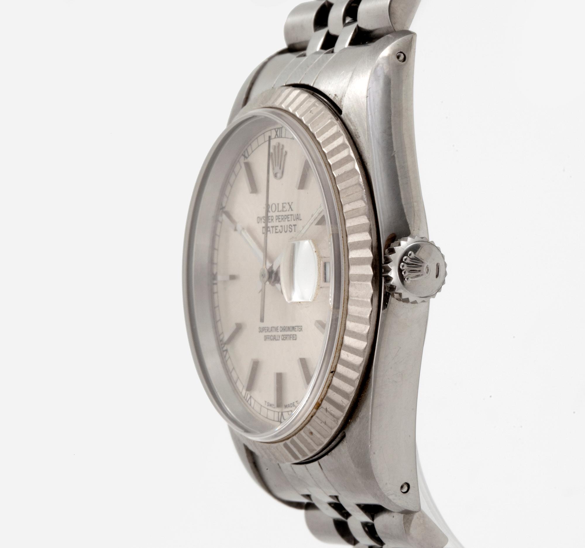 ROLEX, Oyster Perpetual, Datejust, Chronometer, wristwatch, 36 mm,