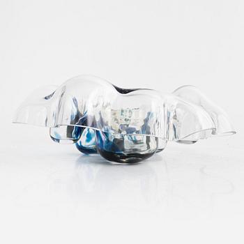 Helena Tynell, a 'Moonwalk' glass sculpture, Riihimäen Lasi Oy, Finland.