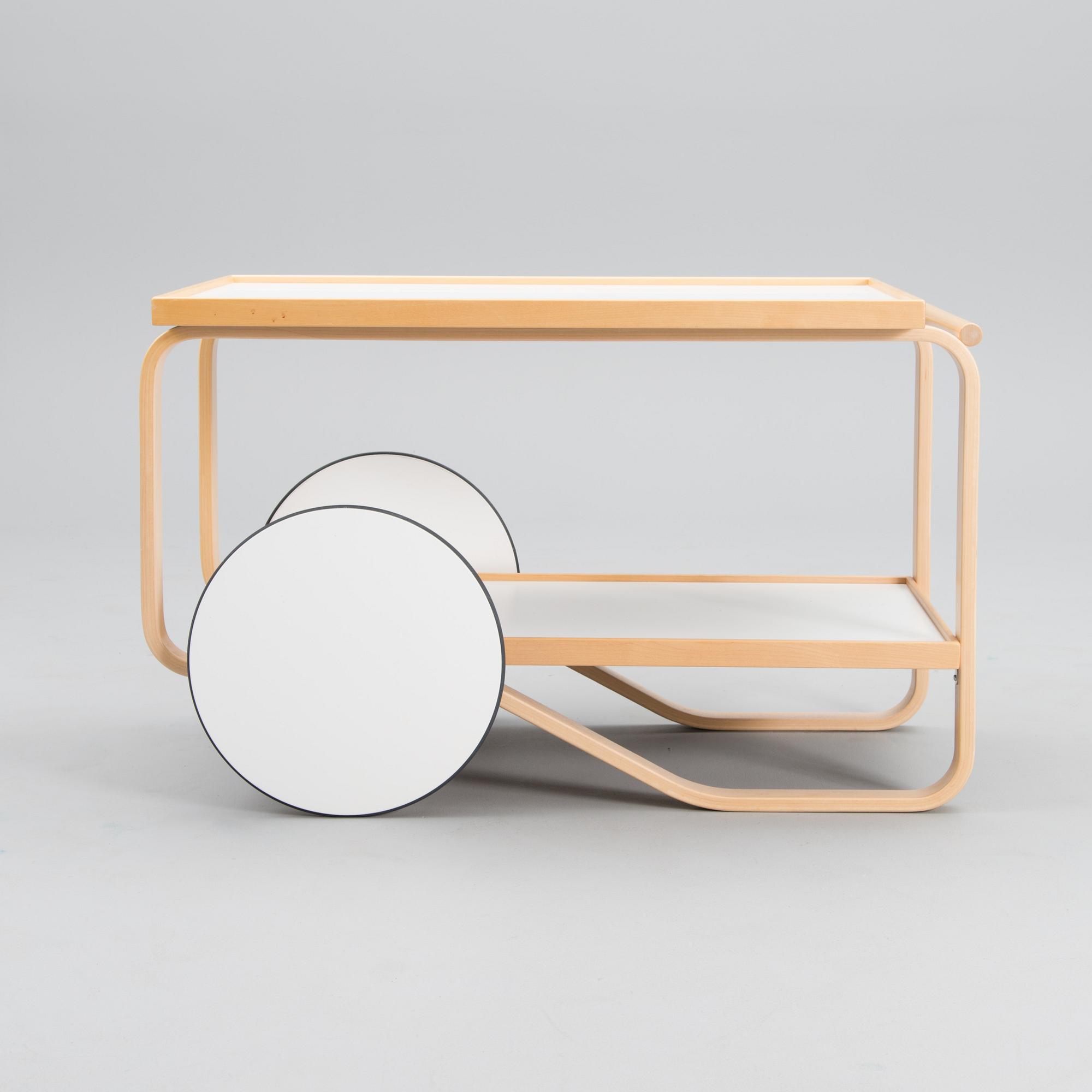 A late 21st century tea trolley model 901 for Artek.