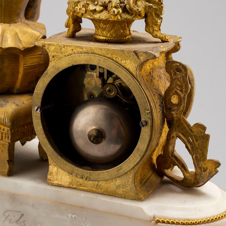 A mantle clock, second half of the 19th century.