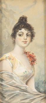 UNKNOWN ARTISTS, two watercolours from late 19th century.