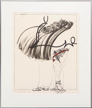 Carl Fredrik Reuterswärd, , färglitografi signerad och numrerad 142/200.