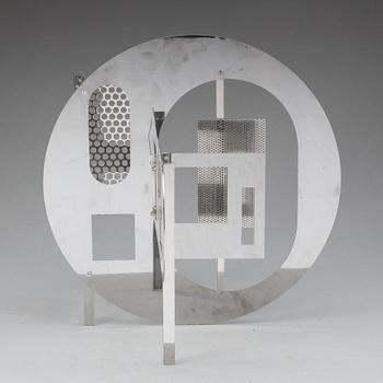 OKÄND KONSTNÄR, vitmetall, ej signerad.