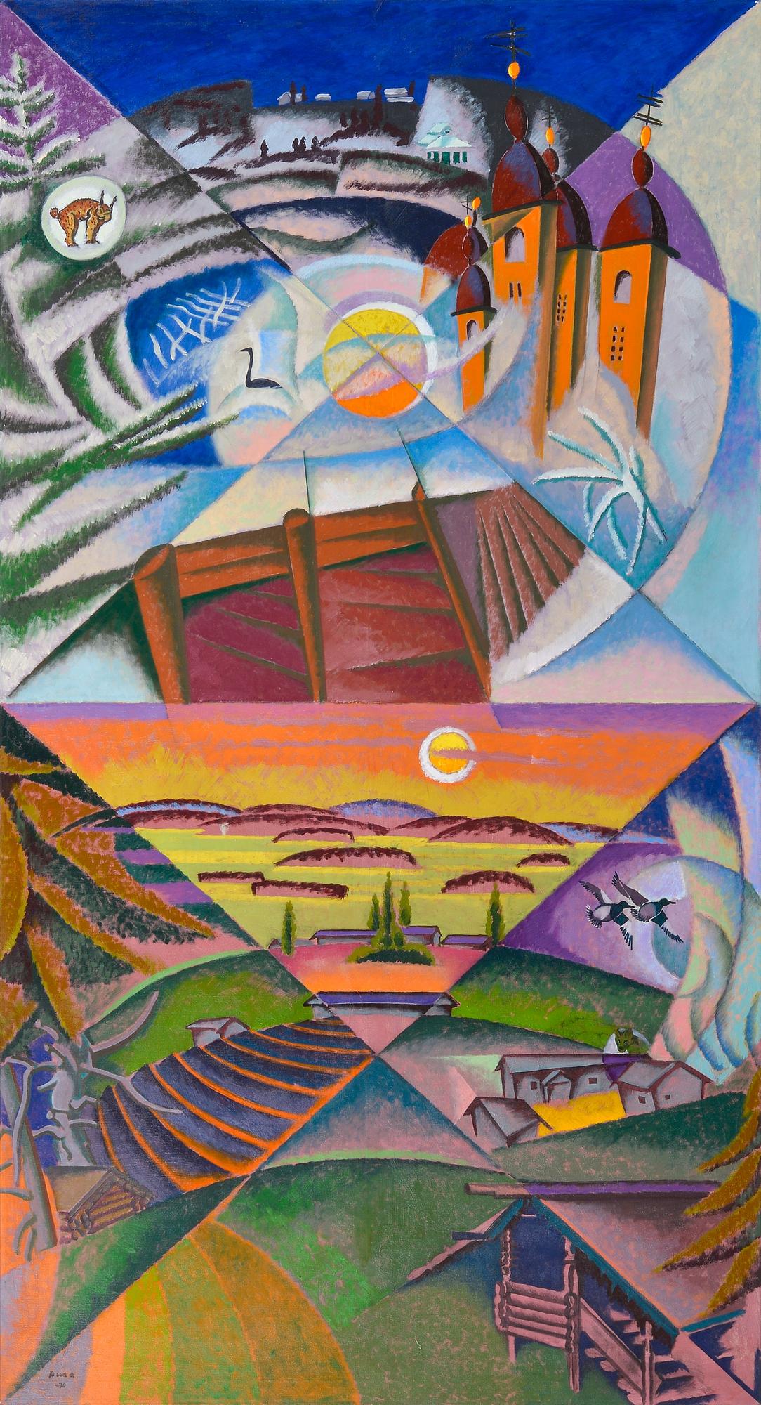 Unto Pusa, "ILOMANTSI-WINTER-SOMMER".