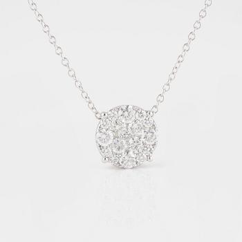HÄNGE, med briljantslipade diamanter ca 1.00 ct.