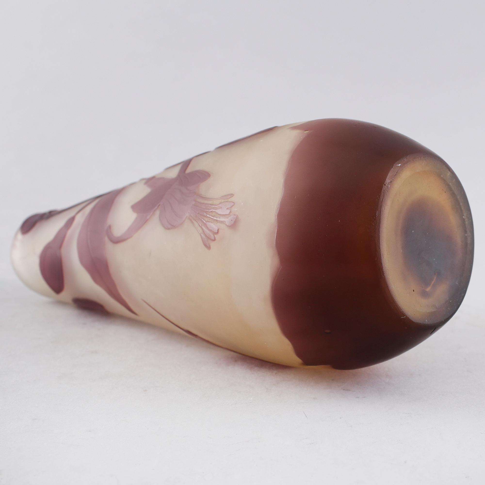 VAS, glas, jugend, Emile Gallé, Frankrike, 1900-talets början.