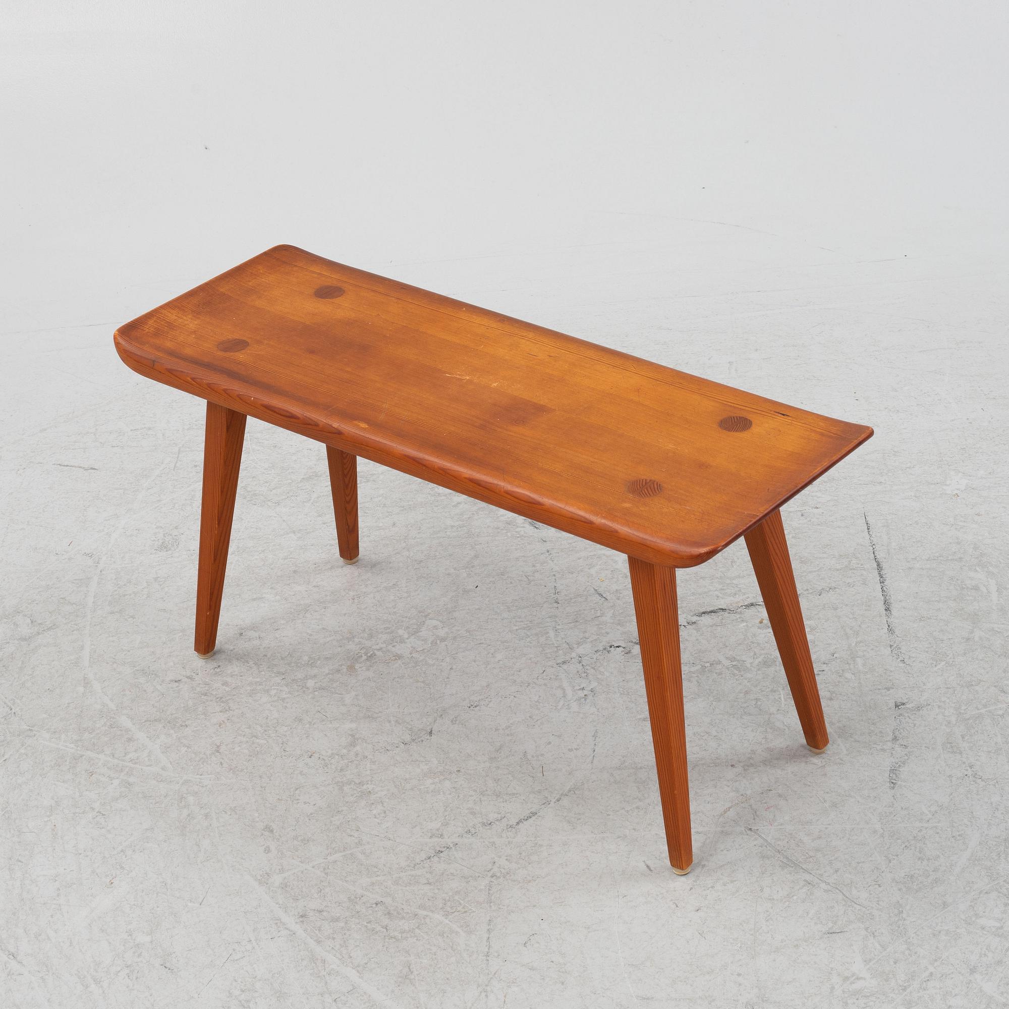 Carl Malmsten, a 'Visingsö' stool, second half of the 20th century.