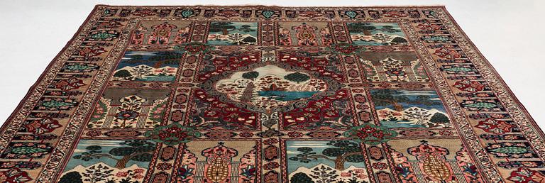 Carpet, Tabriz, approx. 423 x 330 cm.