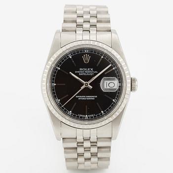 Rolex, Datejust, wristwatch, 36 mm.