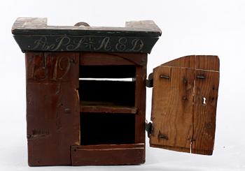 BRÄNNVINSSKÅP, märkt 1812.