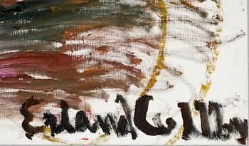 ERLAND CULLBERG, olja på duk, sign.