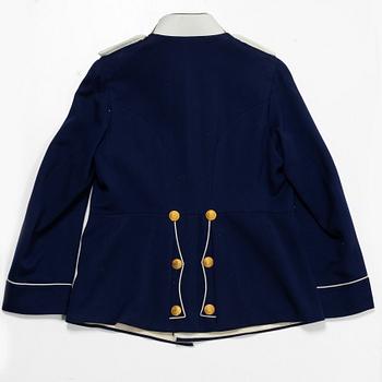Uniform, svensk för grenadjärofficer, sydd av Bröderna Johnsson, Örebro.1917.