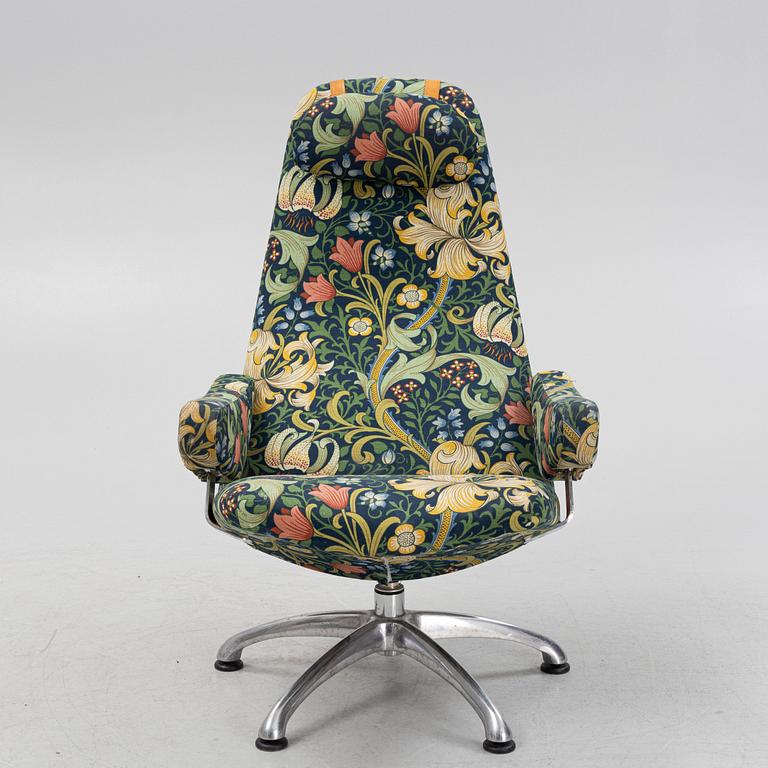 Alf Svensson swivel armchair "Contourett Roto", DUX, 1970s/80s.