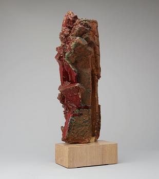 A Hertha Hillfon stoneware sculpture, Sweden 1965.