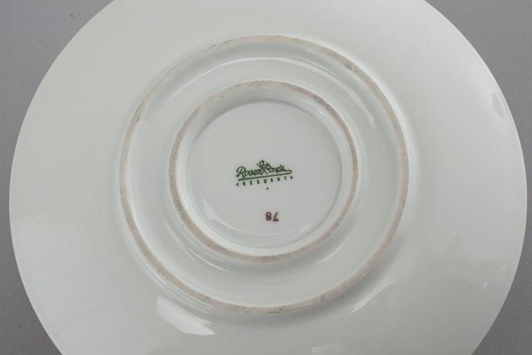 A 56 pieces servis from Rosenthal, late 20th century.