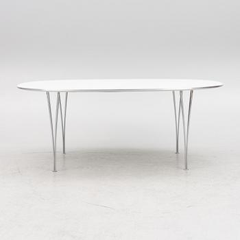 Bruno Mathsson & Piet Hein, a 'Superellipse' dining table, Fritz Hansen, Denmark, 1982.