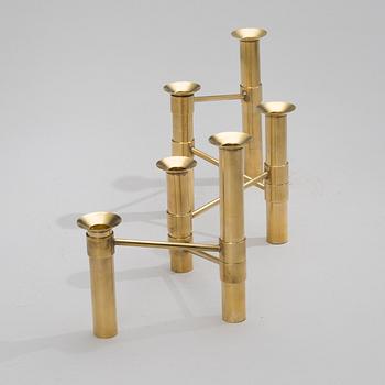 TAPIO WIRKKALA, CANDELABRA. Candlestick-serial NonStop. Hopeakeskus 1970s.