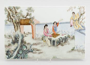 PORSLINSPLATTA, Kina, 1900/2000-tal.