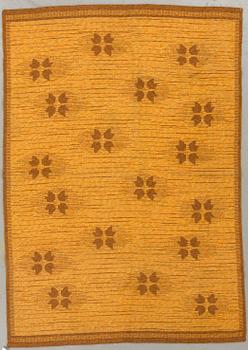 RÖLAKAN, maskinvävd dubbelväv, 1960/70-tal. Ca 220x156 cm.