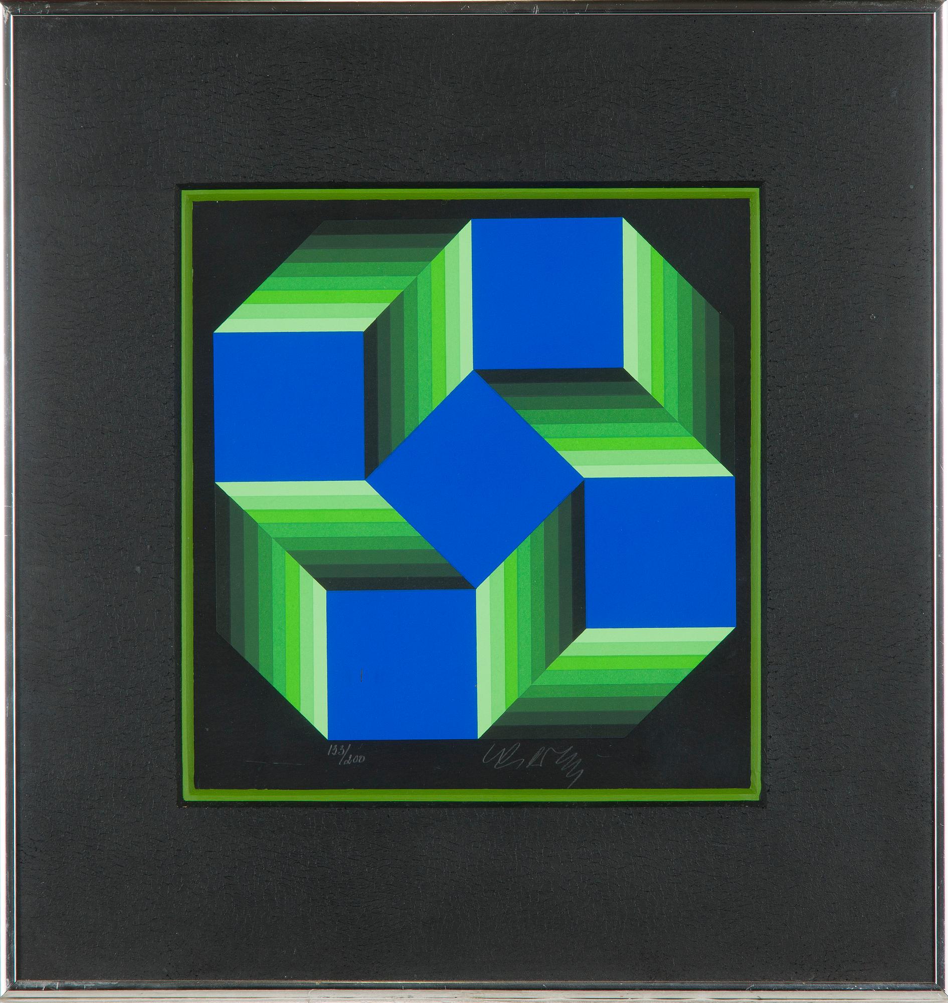 Victor Vasarely, "Malom petit".